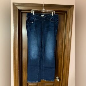 Maurices Deep Blue Straight Leg Jeans